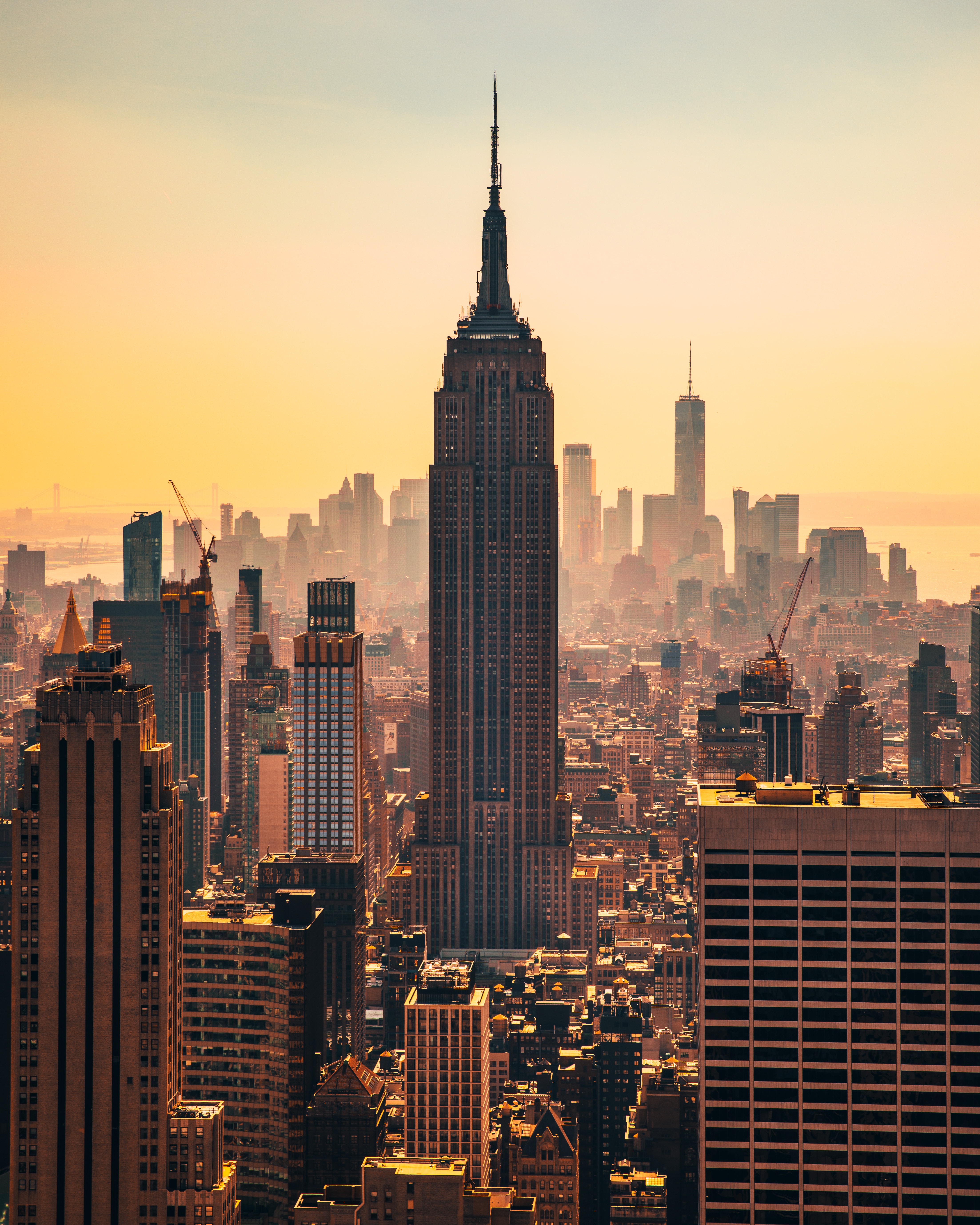 View of the Empire State Building,  an iconic building symbolising American architectural achievement, historical significance, cultural identity and American ambition. For many, this building is the visualization of their dream to settle in America. EB 5 is a favored route for Green Card without backlogs.  